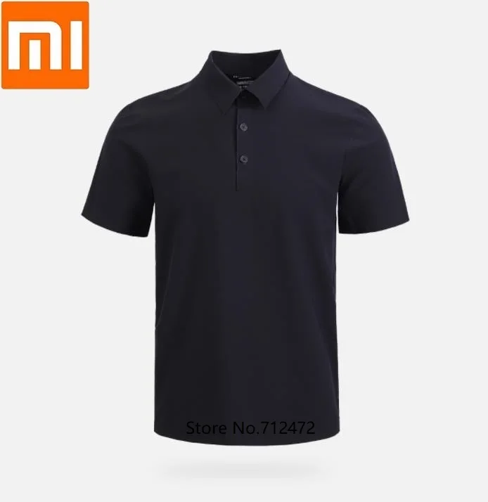 

Xiaomi Cottonsmith men Leisure moisture absorption Quick drying Polo man shirt Top Tees Men Light cool fashion Short sleeve