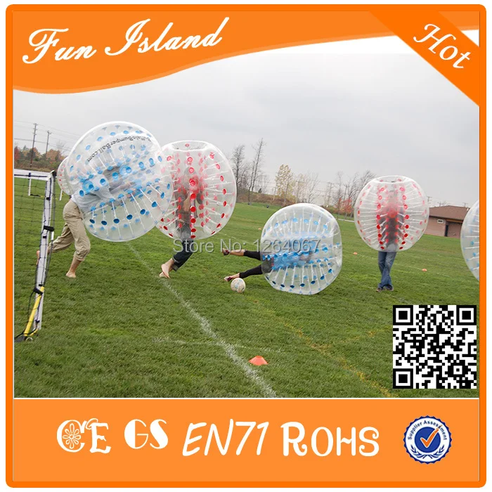 Free shipping 1 2m 1 0mm TPU inflatable bumper bubble soccer zorb ball bumper ball for