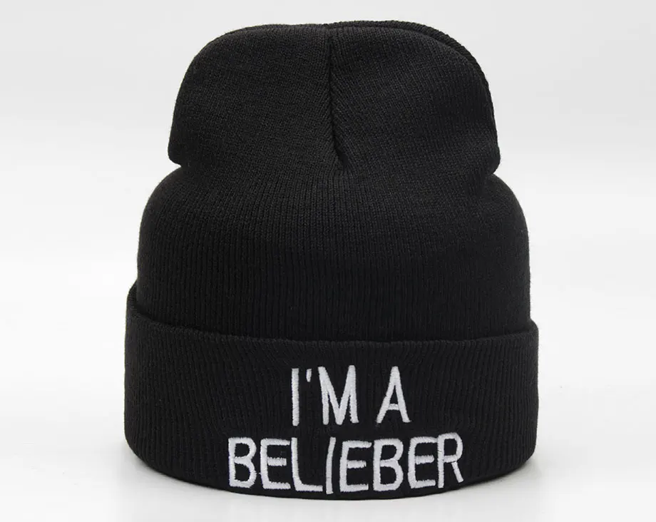 Unisex Winter Beanies For Girls Embroidery Soft And Warm (1)