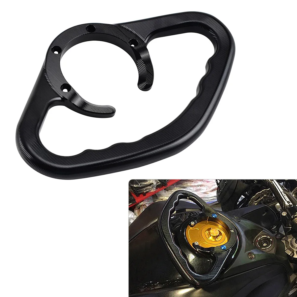 NICECNC Passenger Gas Fuel Tank Handle Grab Bar Armrest Handgrips For