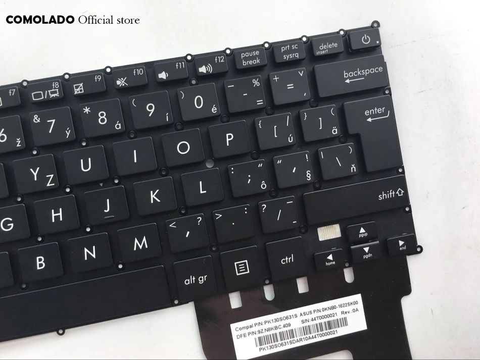 CZ Czech Keyboard For Asus TAICHI 21 TAICHI21 Series Black without Frame keyboard CZ Layout (2)