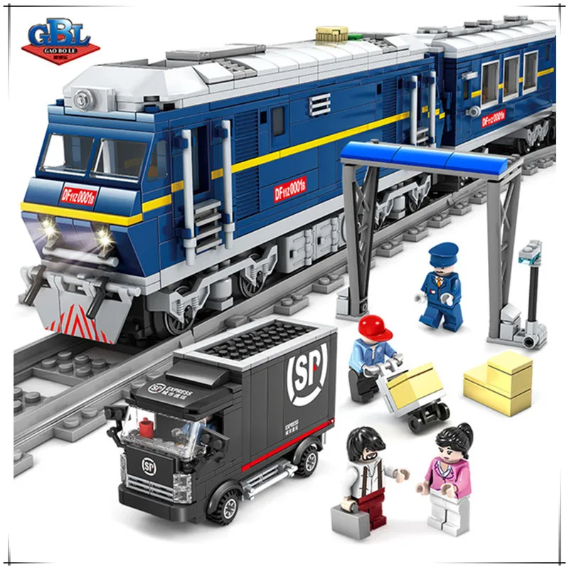 

11.11 PRE-ORDER SPECIAL City Power Driven Diesel Train Track Rail Building Blocks Kits Bricks Kids Model Toy Compatible Legoings