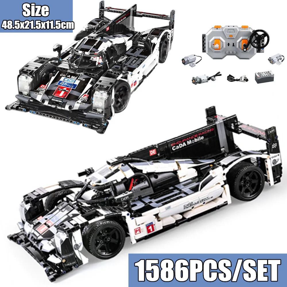 

New MOC 1586pcs Super Sport Car Speed Champions City Mobile fit legoings Technic 919 Creator Building Block Bricks DIY Toys kid