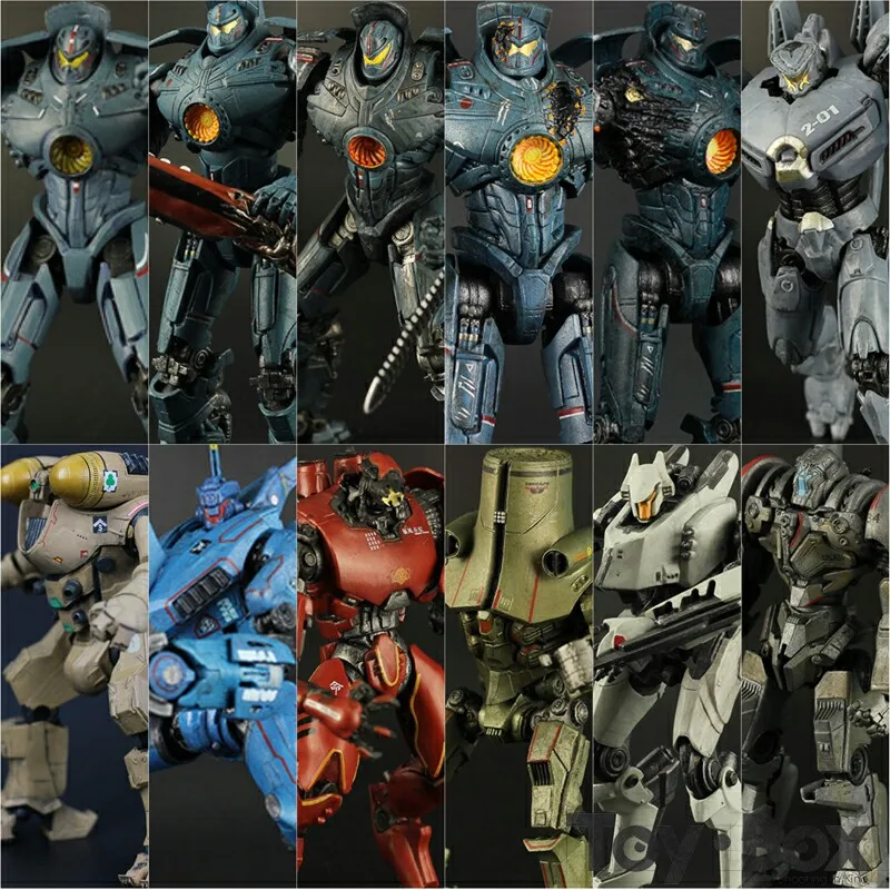 

Pacific Rim Anchorage Attack Jaeger Gipsy Danger Striker Eureka Cherno Alpha Crimson Typhoon Coyote Tango Robot Toy Figure Model