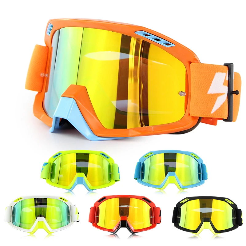 

Motorcycle goggles Glasses Three Layers Anti-Slip Racing Moto Sunglasses ATV Casque High-grade Motocross ski helmets goggles