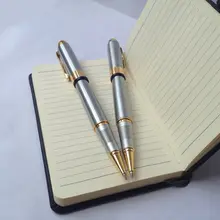 Лучшие подарки на Рождество для бойфренда хорошего качества гелевая ручка роллер чернильное перо серебристого цвета и черного цвета