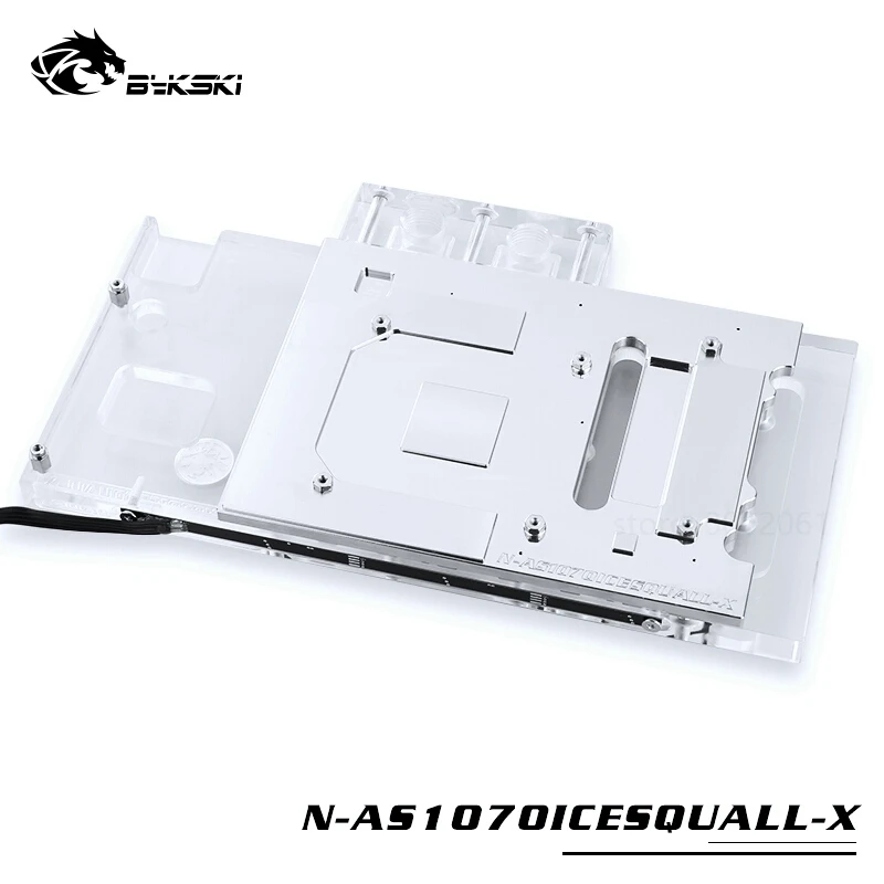 Flash Sale  BYKSKI Water Block use for ASUS GTX1070-O8G-SI/GAMING /GTX 1060 Dual RGB Light/Full Cover Graphics 