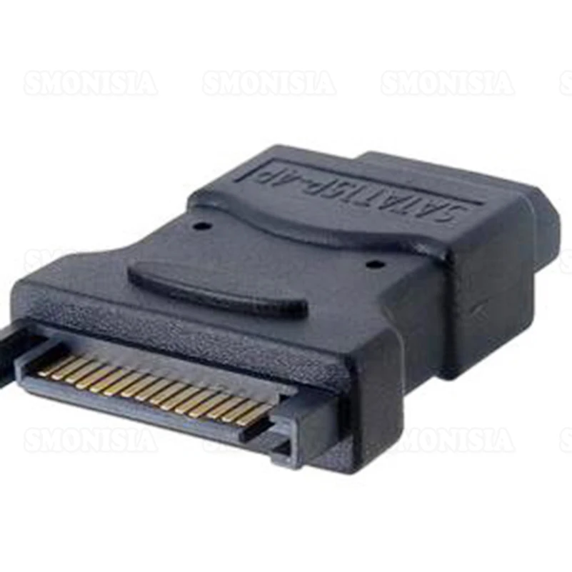 

10pcs- 500pcs SATA To IDE 4PIN Large FemaleT o SATA 15P Male Hard Drive Power Converter For Charging Old Hard Drive
