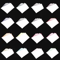 MF795 Новый Дизайн Для мужчин хлопка карман квадратных обжима сплошной белый платок для Ascot Галстуки Галстук Свадебная вечеринка аксессуары