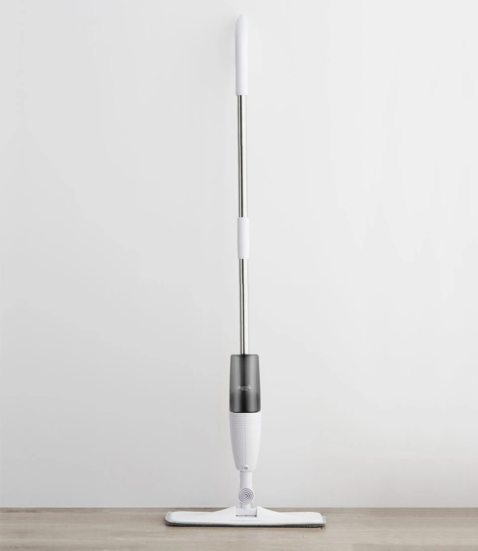Original Xiaomi Deerma Water Spraying Sweeper Mijia Floor Cleaner Carbon Fiber Dust Mops 360 Rotating Rod 350ml Tank Waxing Mop  (2)