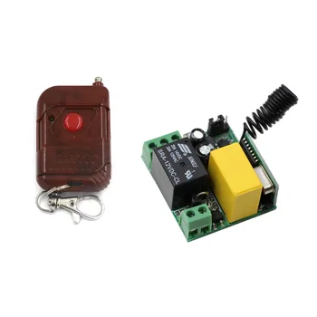 

AC 220V 1CH 10A Relay Wireless Remote Control Switch Remote Light Switch System Receiver Transmitter Remote Controller