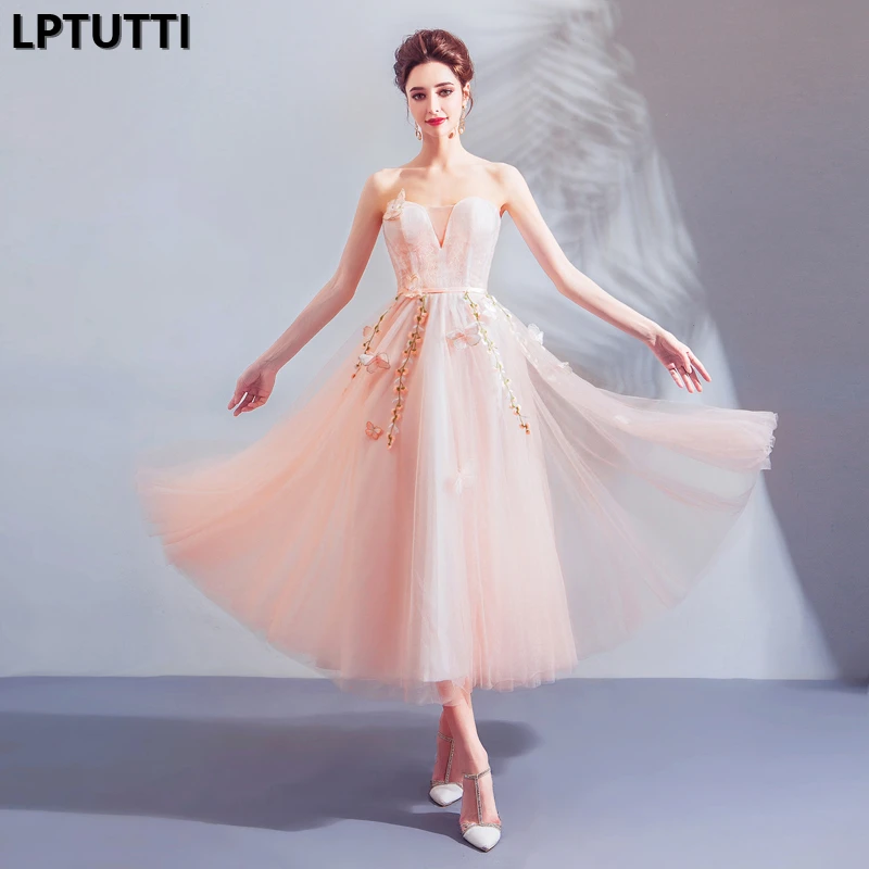 

LPTUTTI Appliques Embroidery New For Women Elegant Date Ceremony Party Prom Gown Formal Gala Events Luxury Long Evening Dresses