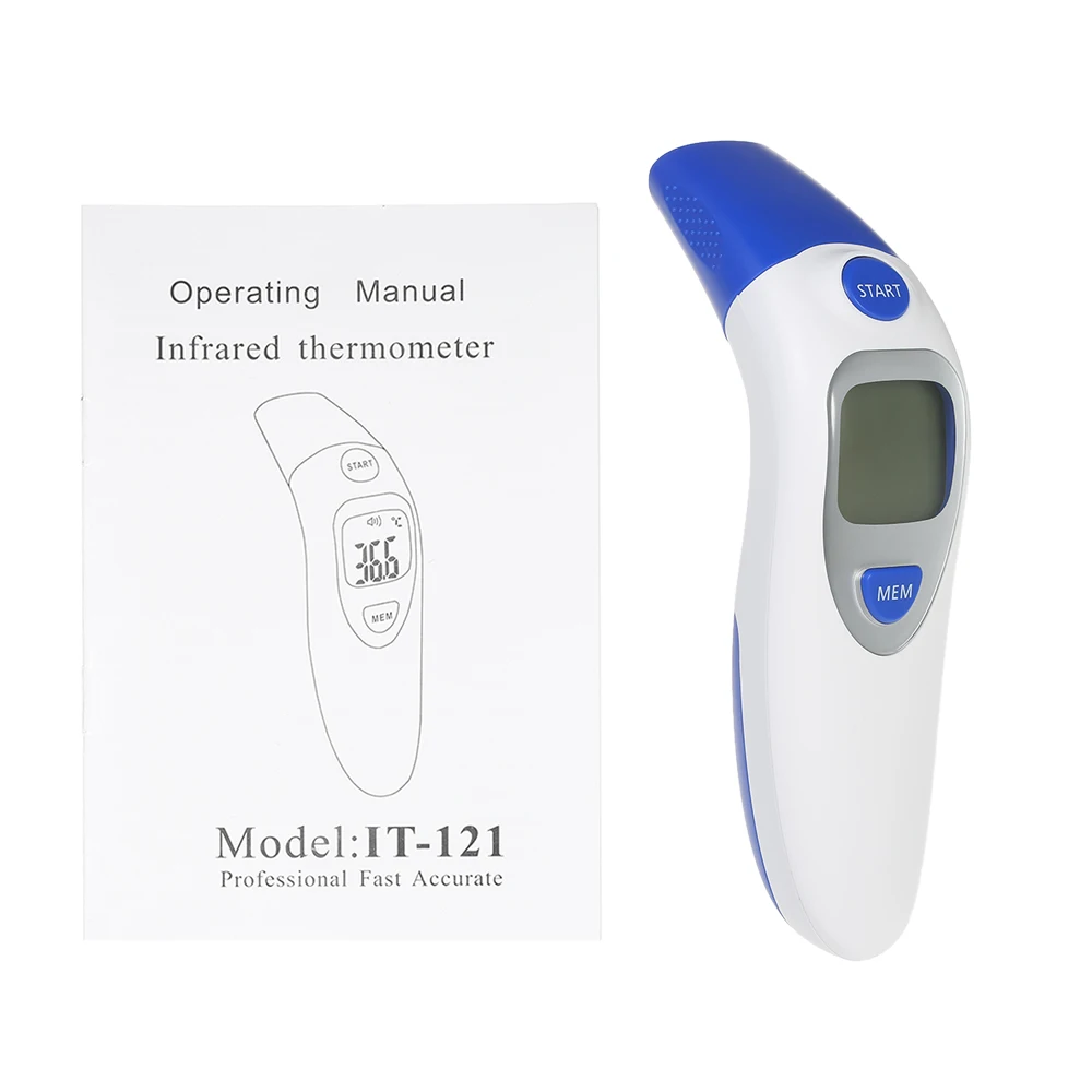 Детский термометровый цифровой ИК ЖК-Инфракрасный двойной режим взрослый лоб для тела ушной термометр измерение с функцией будильника точно