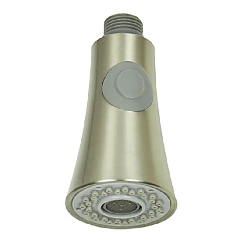 Free Shipping Dual Function Pull Down Out Kitchen Shower Faucet Spray Head Replacement Head Brushed Nickel