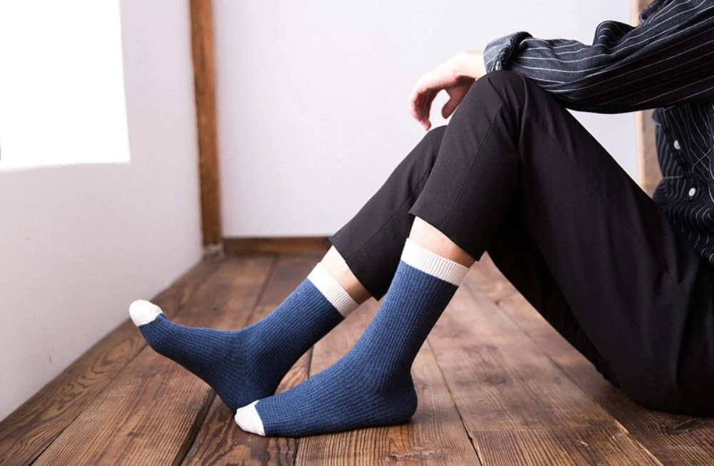 Мужские носки Харадзюку, стандартные классические носки, новые носки, деловые повседневные хлопковые подарки для мужчин
