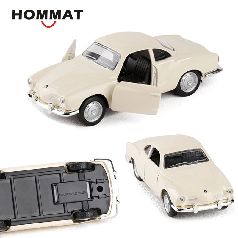 HOMMAT имитация 1:43 Karmann Ghia 1968 винтажная модель автомобиля литье под давлением игрушечный транспорт 1/43 модель автомобиля подарок Машинки Игрушки для детей