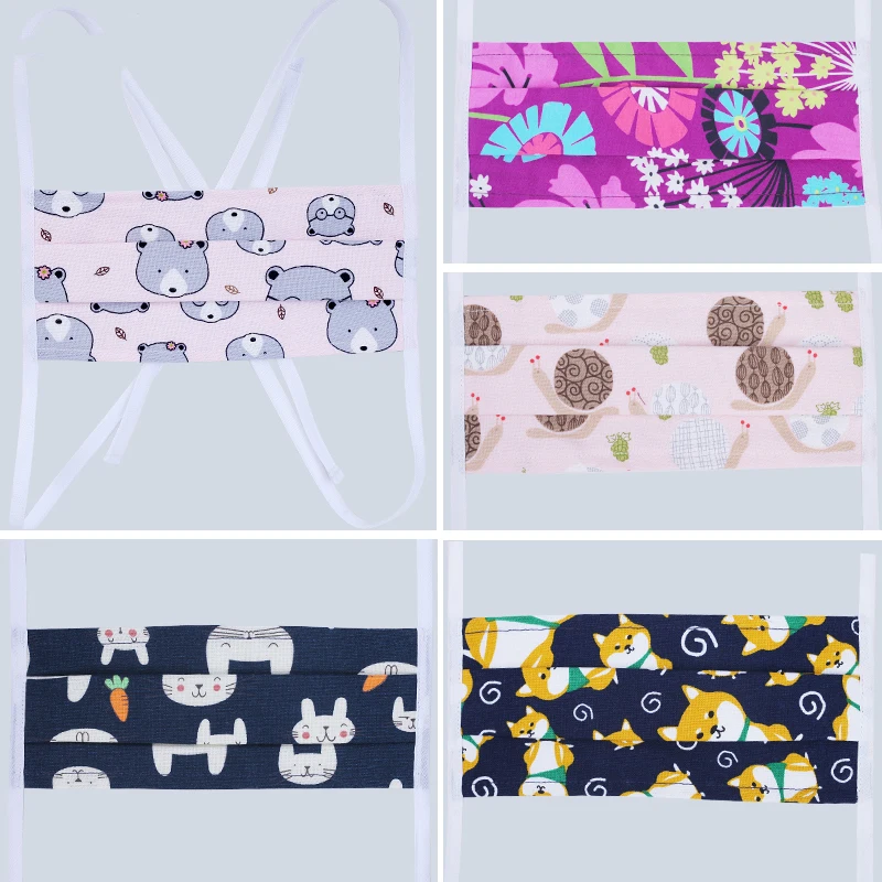 

New 23 Prints Hospital Masks Surgical Dust Face Mask Respirator Medical Mask Health Care Thick Doctor Nurse Work Masks N002