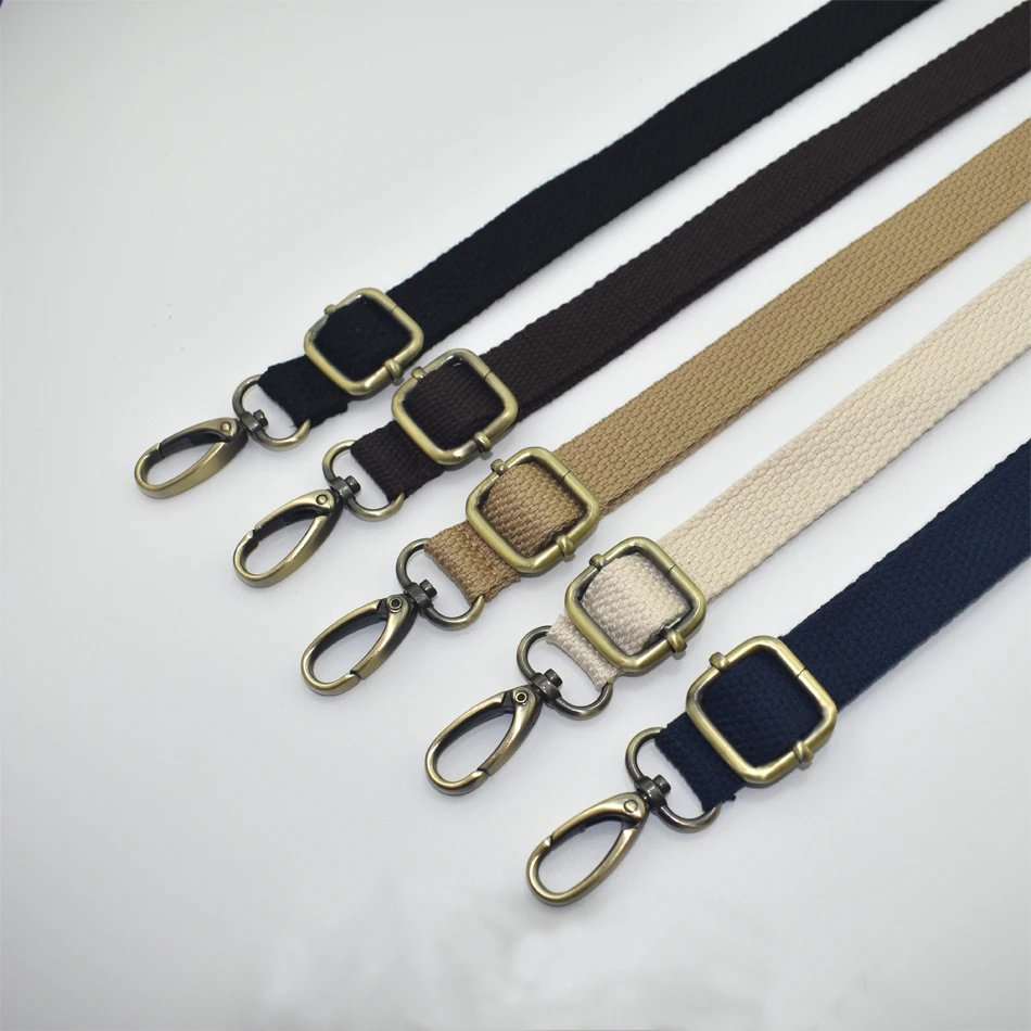 120cm Adjustable Bag Strap Parts Universal Cotton Blue Replacement for Laptop Case Shoulder Crossbody Camera Travel Bag Handbag