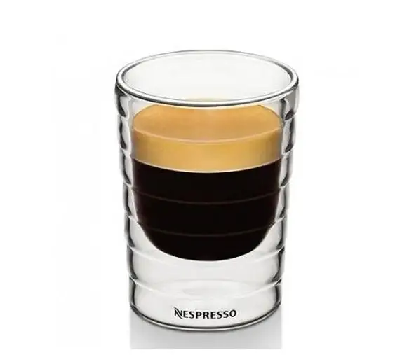 NESPRESSO Cups 4Pcs/lot Europe style Double Wall Glass Coffee Cups,Mug