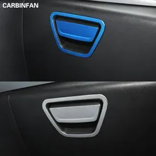 DIY автомобиля Стайлинг Нержавеющая сталь бардачок ручка Стикеры чехол Стикеры s для FORD ESCAPE KUGA Запчасти