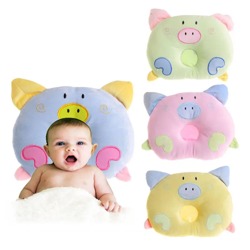 Newborn Infant Baby Pillow Sleeping Support Prevent Flat Head Cushion
