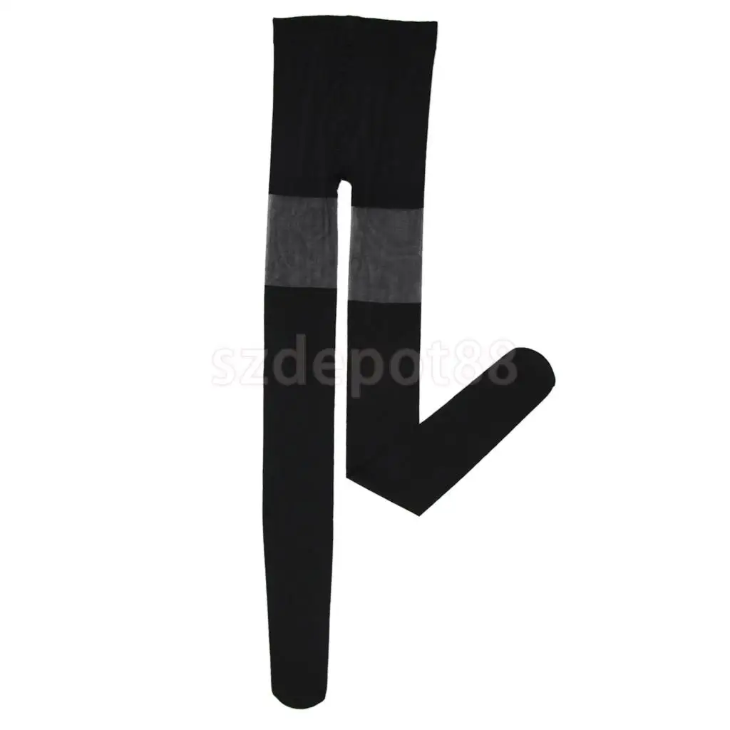 Women Lady Fashionable Sheer Tights Geometric Polka Dot Floral Patterned Elastic Pantyhose Long Stockings