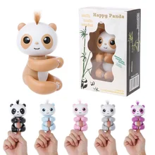 Новинка, умные электронные пальчиковые обезьяны, цветные пальчиковые панды, интерактивные игрушки для домашних животных, игрушки для мальчиков, магазин игрушек