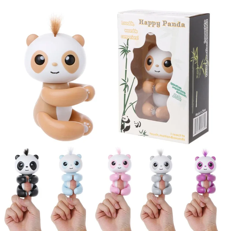 

New Hot Cute Toys For Boys Kids Girls Spot Smart Finger Monkey Colorful Fingertip panda Christmas Gifts One Piece