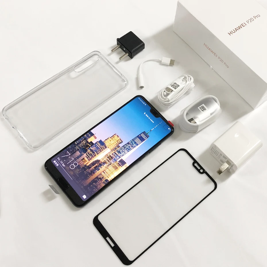Huawei P20 Pro 6 ГБ 64 смартфон полный LTE группа 40MP тройной сзади Камера 1 дюймов вид Экран