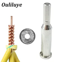 1Pcs 2.5/4 Square Automatic 3 Wire Universal Parallel Electrical Cable Wire Quick Connector Metal Drill Bit Twist Wire Tool