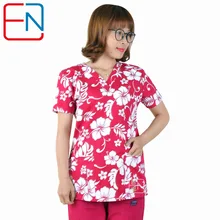 Хеннар Скраб Топы из хлопка, женские Скраб Топы, Женская медицинская форма