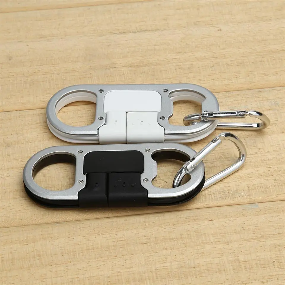 50PCS Micro USB Keychain Fast Charger Charging Sync Data Charger Charging Cable Beer Bottle Opener For Android Smartphone