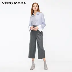 Vero Moda новые рабочие талии широкие брюки три четверти повседневные брюки женские | 31836J520