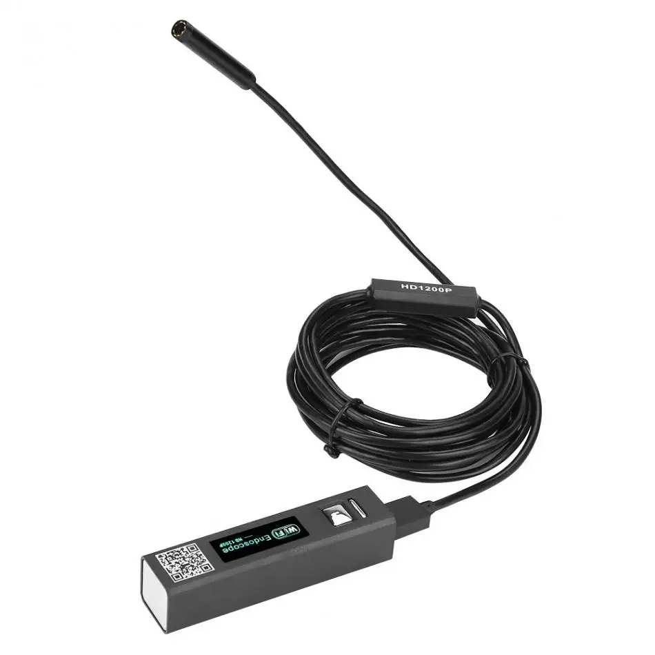 Популярный F150 1200P 8LED WiFi эндоскоп 2MP HD Бороскоп USB Инспекционная камера IP68 Водонепроницаемый Бороскоп комплект