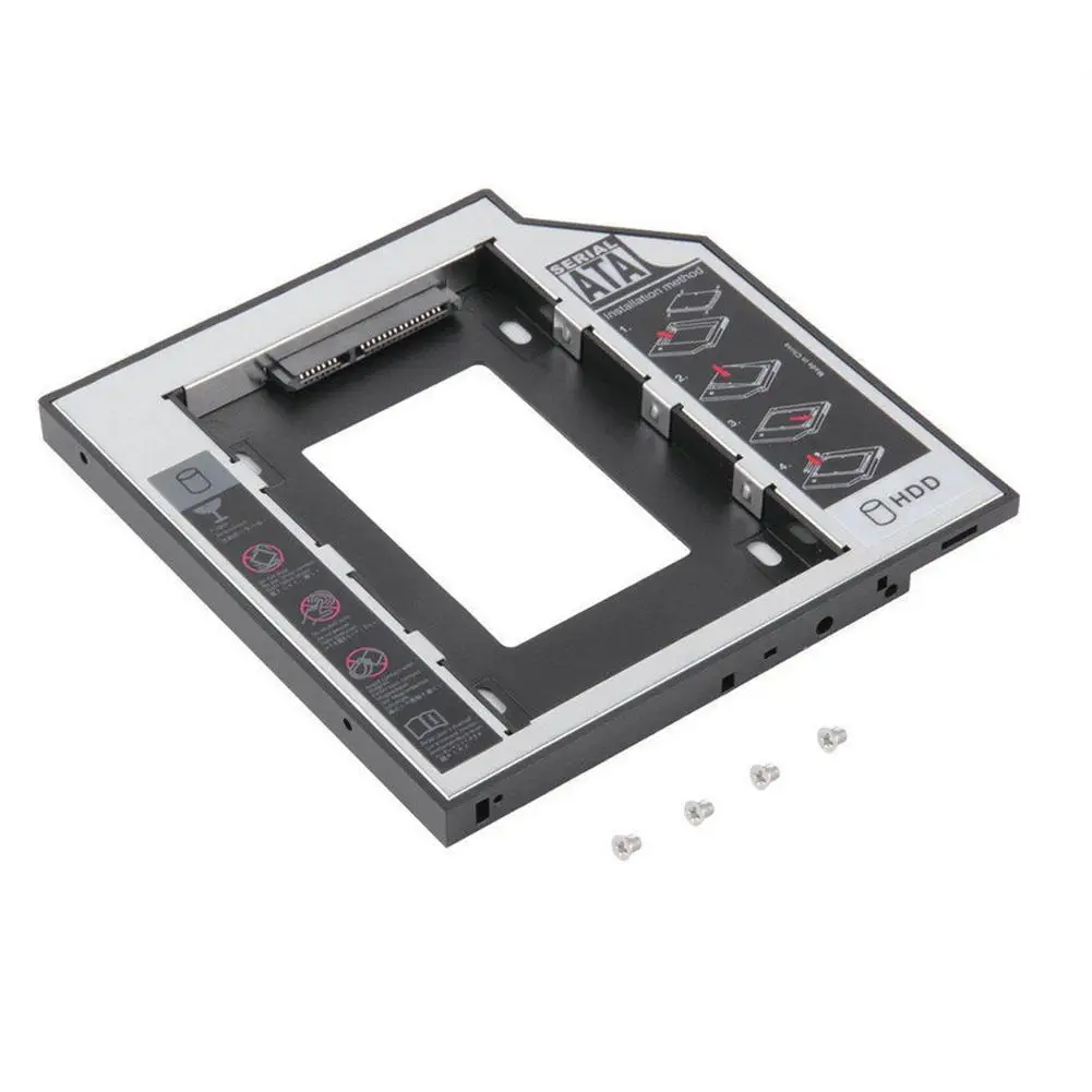 12 7 мм Универсальный SATA 2nd HDD SSD жесткий диск Caddy для CD/DVD-ROM Оптический отсек |