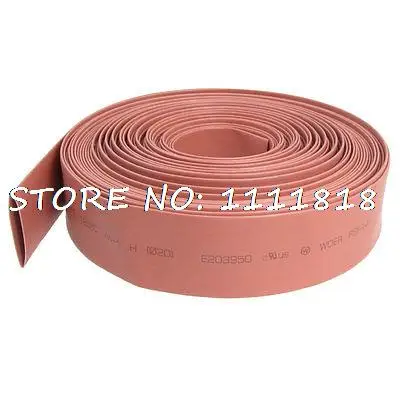 

32.8Ft 10M Long 20mm Dia Red Polyolefin Heat Shrinkable Tube Sleeve