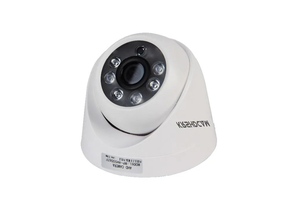 KRSHDCAM 4CH AHD видеонаблюдения DVR Системы 20 м ИК 2 шт. 1080 P CCTV Камера Купол Крытый дома