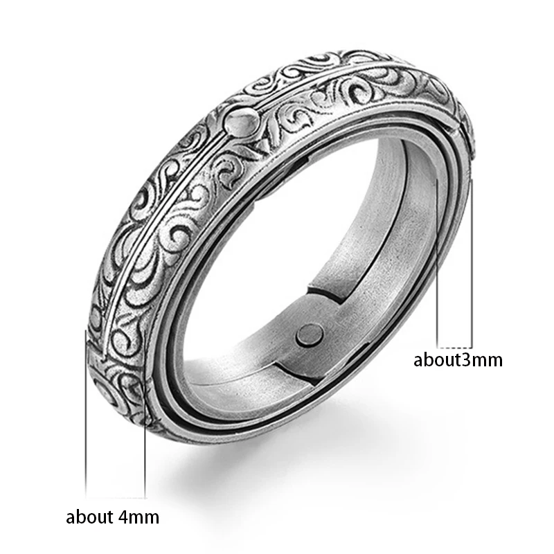 New Tready Astronomical Sphere Ball Ring Cosmic Finger Couple Lover Rings For Men Jewelry