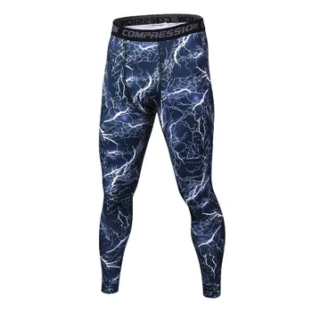 

Men's Compression Brand Skinny Pants Leggings Funny Casual Camouflage Pants Men Coolmax Quick Dry Tight Military Pants For Men