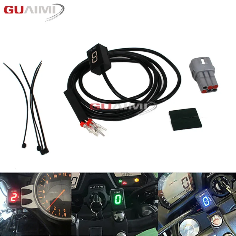 

Motorcycle LCD Electronics 1-6 Level Gear Indicator Digital Gear Meter For Suzuki Bandit GSF600 GSF650 GSF1200 GSF 600 650 1200