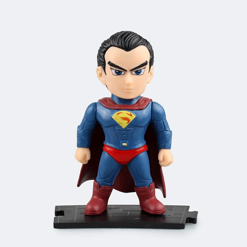 6 шт./компл. DC Justice League Super Hero статуя Бэтмен Супермен Чудо Женщина Вещь Зеленый