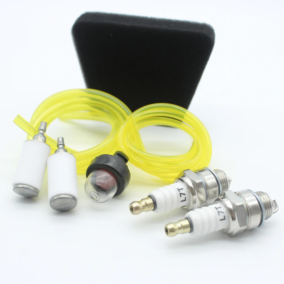 Air Filter Fuel Line Primer Bulb Kit For Husqvarna Poulan Craftsman