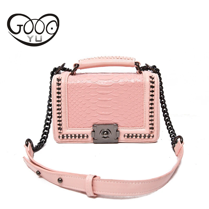 

Female Designer Bag For Everyday Items Fur and chain straps Serpentine decoration Shoulder Bags Beautiful Women Messenger Bags
