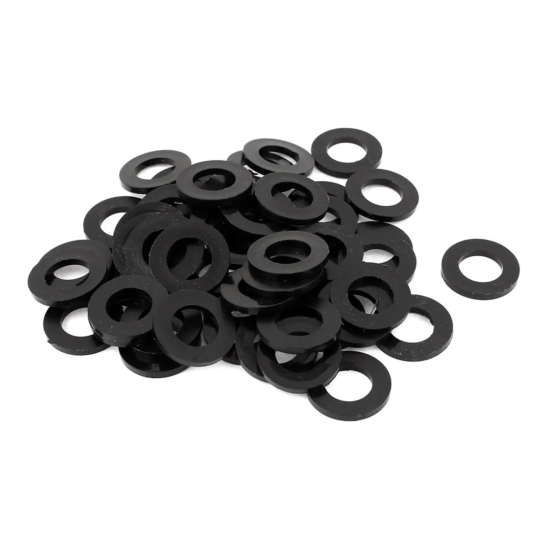 Buy 50Pcs Round Insulation Nylon Flat Spacer Washer