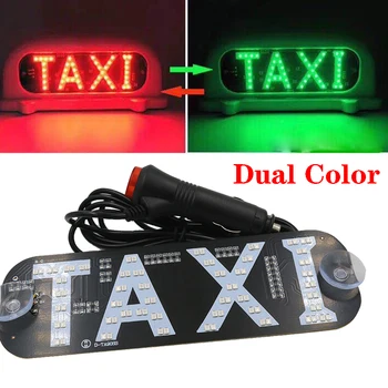 

YSY 100X NEW model Taxi Dual color Led Car Windscreen Cab indicator Lamp Sign LED Windshield Taxi Light Lamp Red and Green