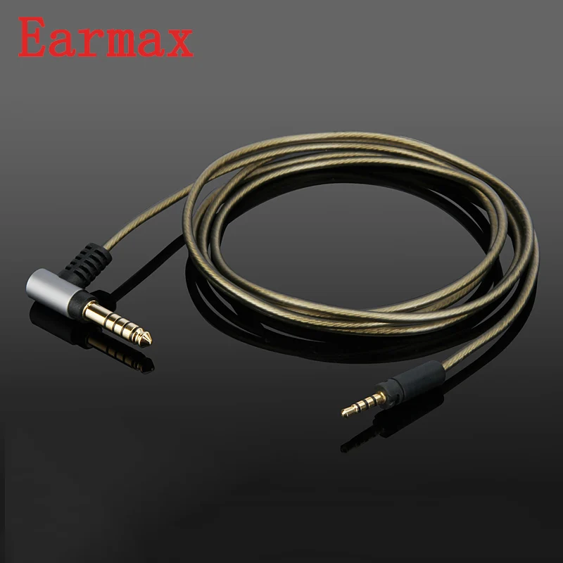 Earmax 4 4mm HIFI Headphone Upgrade Cable OFC Silver Plating Aux Audio Cable For Sennheise For MOMENTUM 120cm Balanced Wire Core