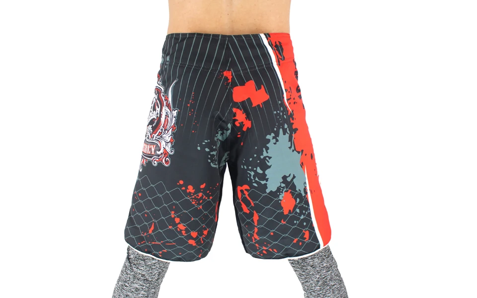 Men's boxing pants printing MMA Shorts Fight Grappling Short Polyester Kick Gel Boxing Muay Thai Pants thai boxing shorts mma 6