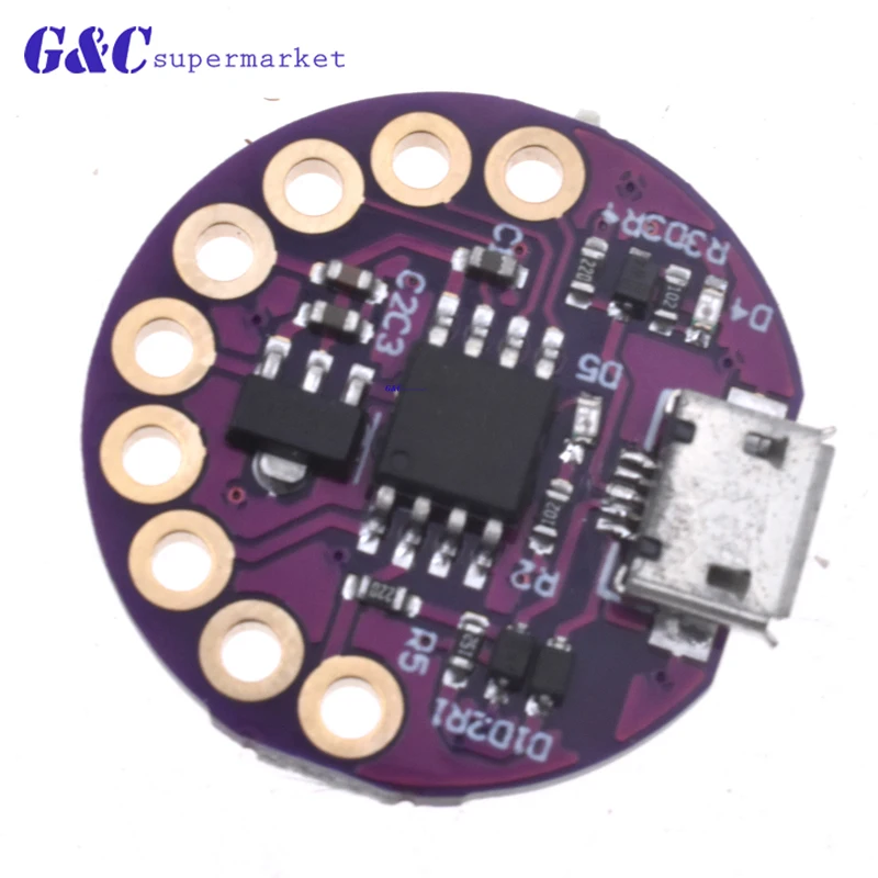 Micro USB LilyTiny LilyPad ATtiny85 макетная плата носимый модуль для Arduino программируемый SRAM