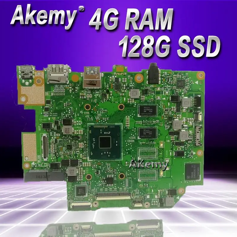 32GB N3700 CPU Mainboard 64GB Motherboard For ASUS E205S E205SA With N3060