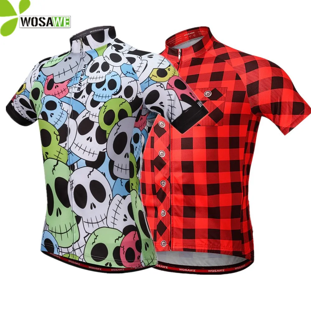 WOSAWE Summer Cycling Jersey Men Short Sleeve Pro Team Shirts Bike Clothes Bicycle Cycle Wear MTB Sportswear Downhill Shirts WOSAWE Summer Cycling Jersey Men Short Sleeve Pro Team Shirts Bike Clothes Bicycle Cycle Wear MTB Sportswear Downhill Shirts